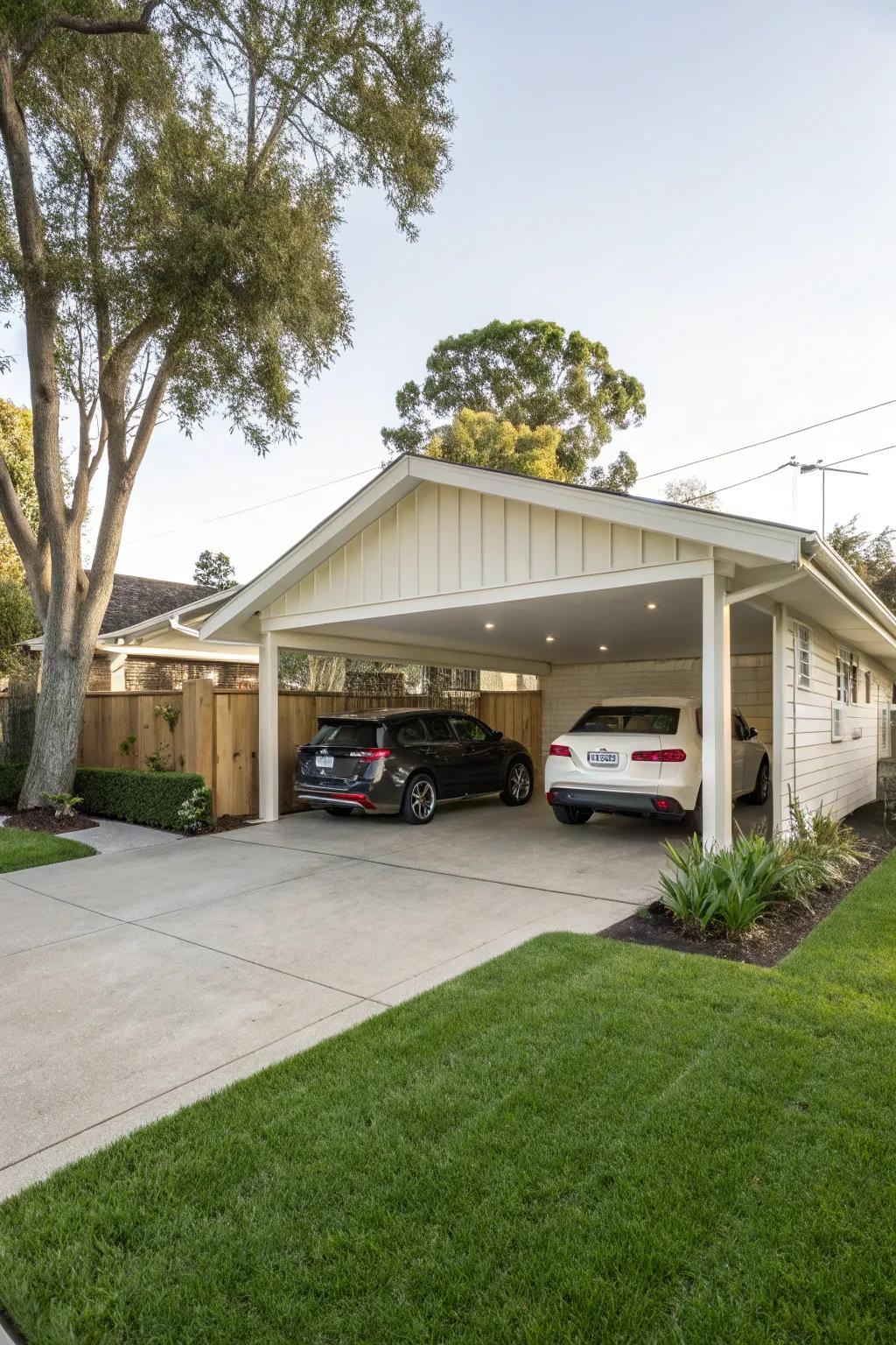 An adaptable shelter providing ample opportunity for customization.