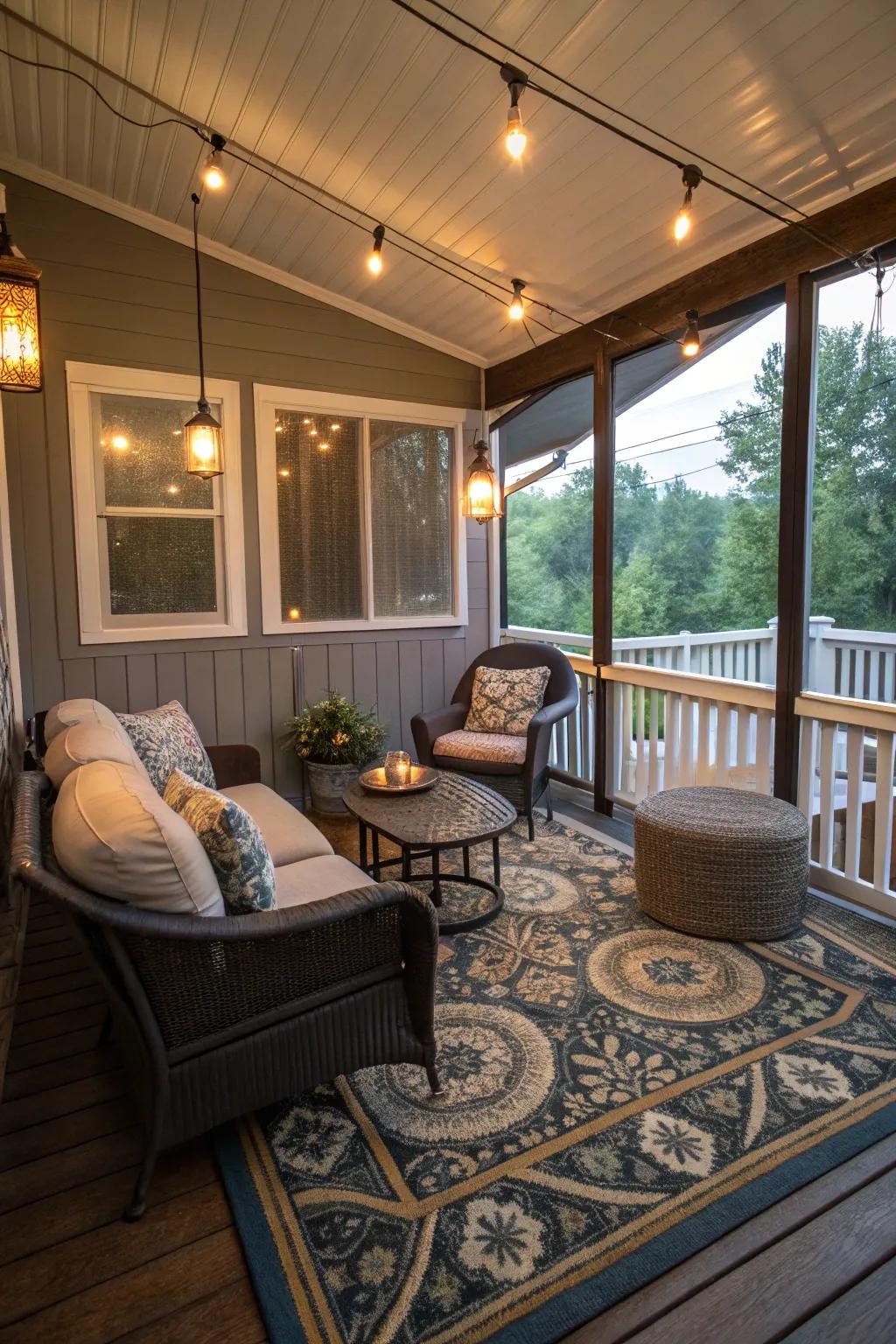 A welcoming retreat that mirrors an extension of your living quarters.