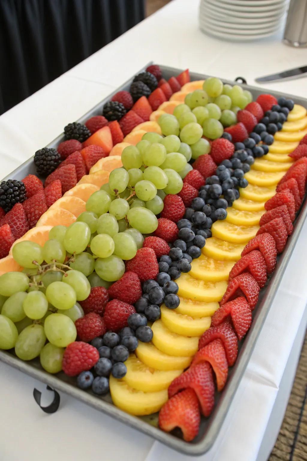 Harmony introduces equilibrium to your fruit presentation.