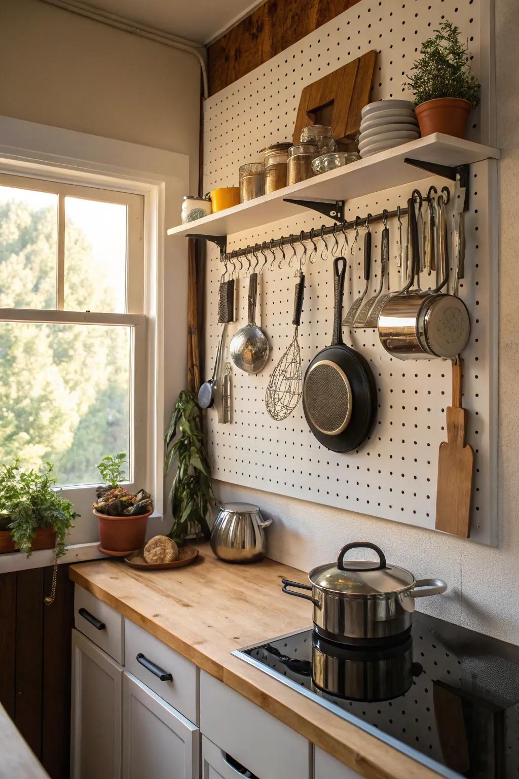 Smart storage solutions keep your kitchen organized and clutter-free.