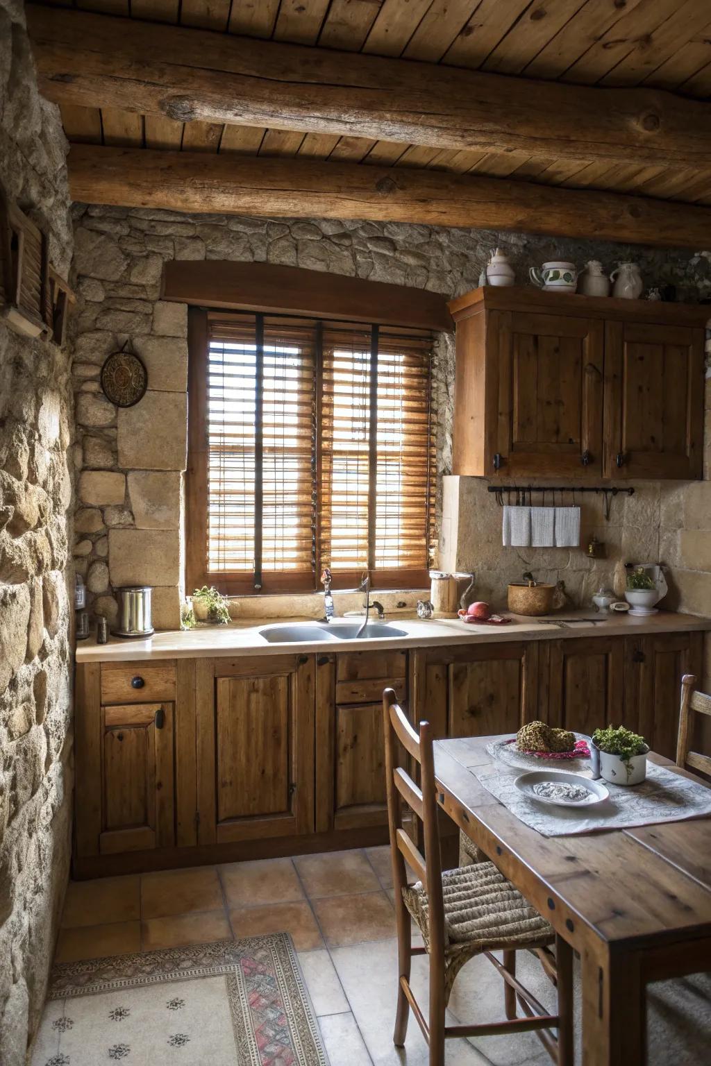 Timber solutions impart warmth and innate charm.