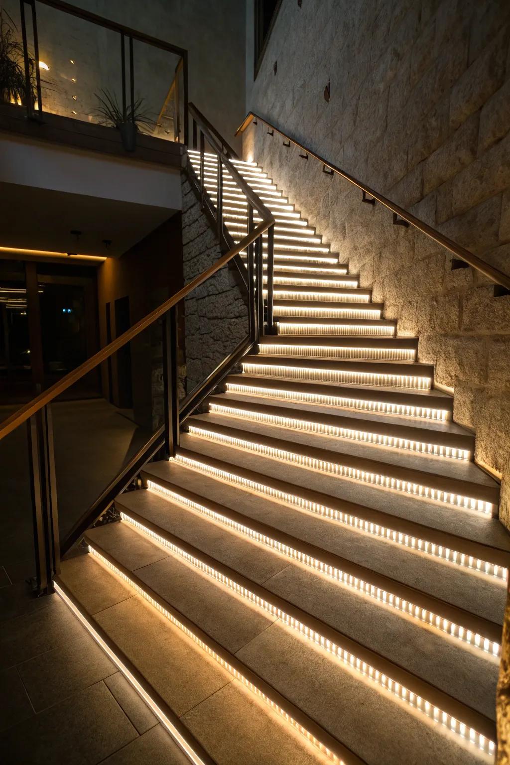 Luminescence bands deliver a streamlined and contemporary illumination.