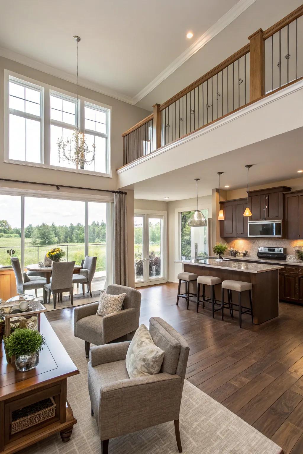 An unrestricted blueprint elevates space and fluidity in a townhouse.