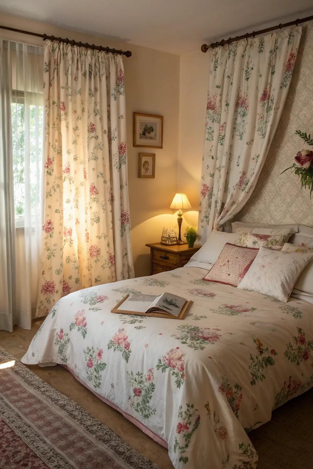 Textured fabrics impart warmth and individuality to your bedroom.