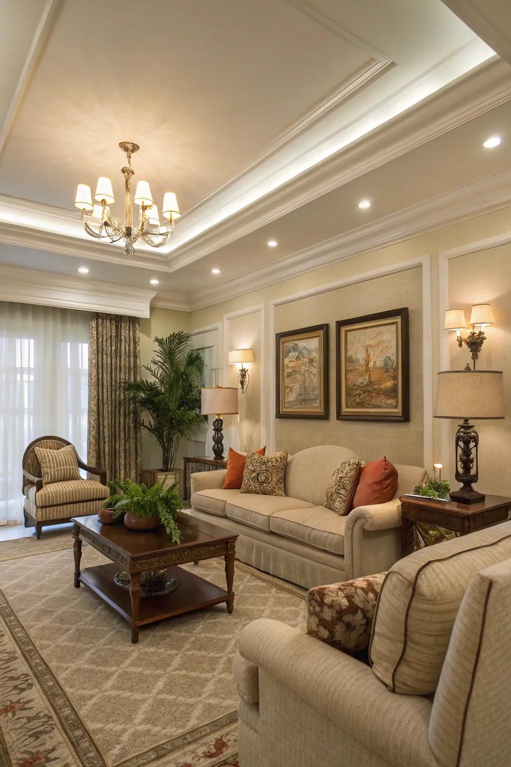 Bestow your space with a polished finish through top wall trim.