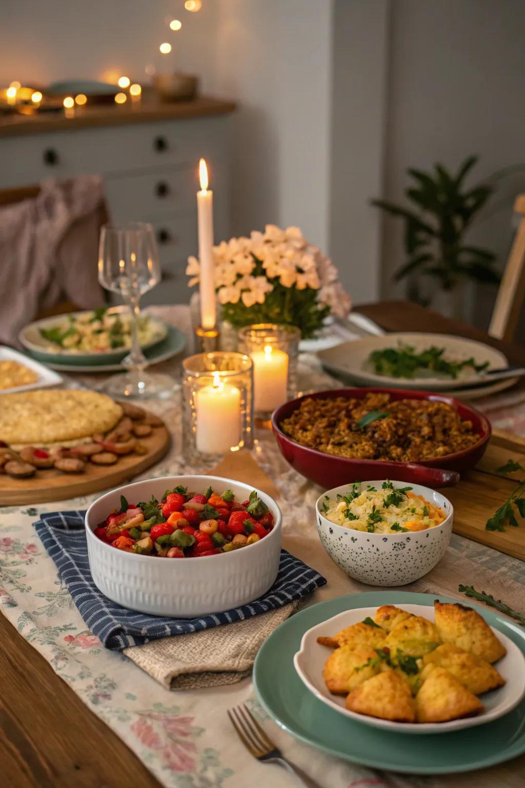 A comforting homemade meal, designed to welcome loved ones with open arms.
