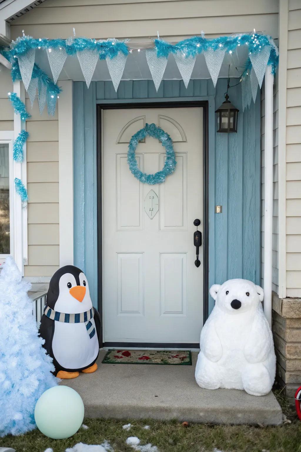 Seabirds and arctic bears add a frosty, amiable ambiance.