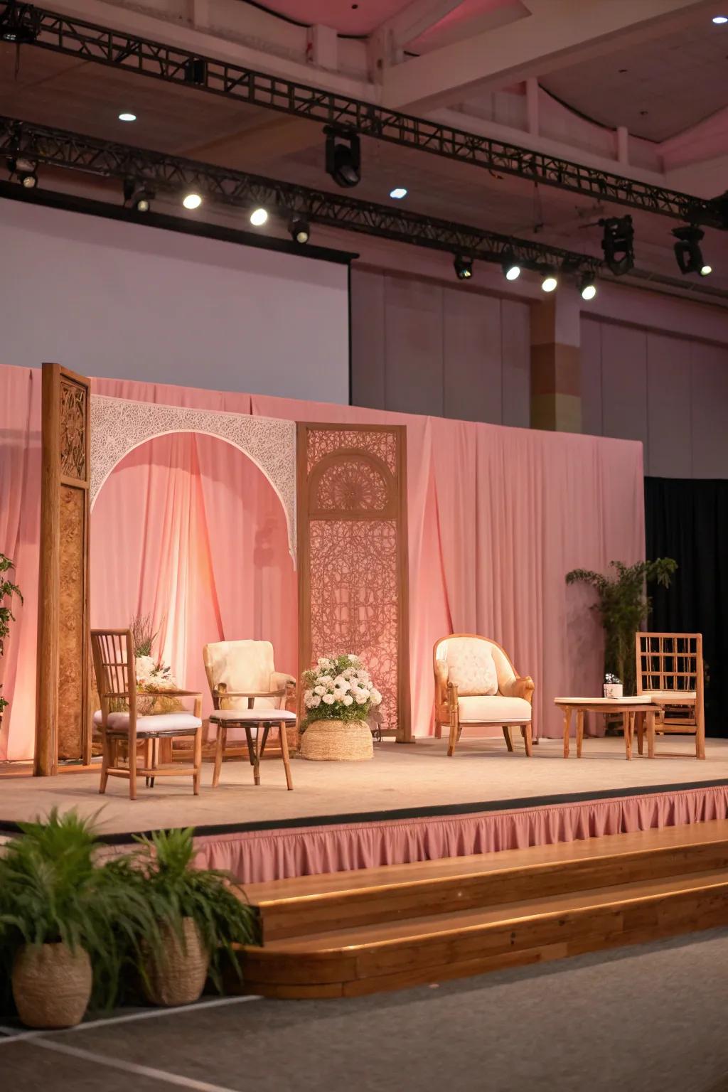 Color harmonies establish the emotive undercurrent of your conference.