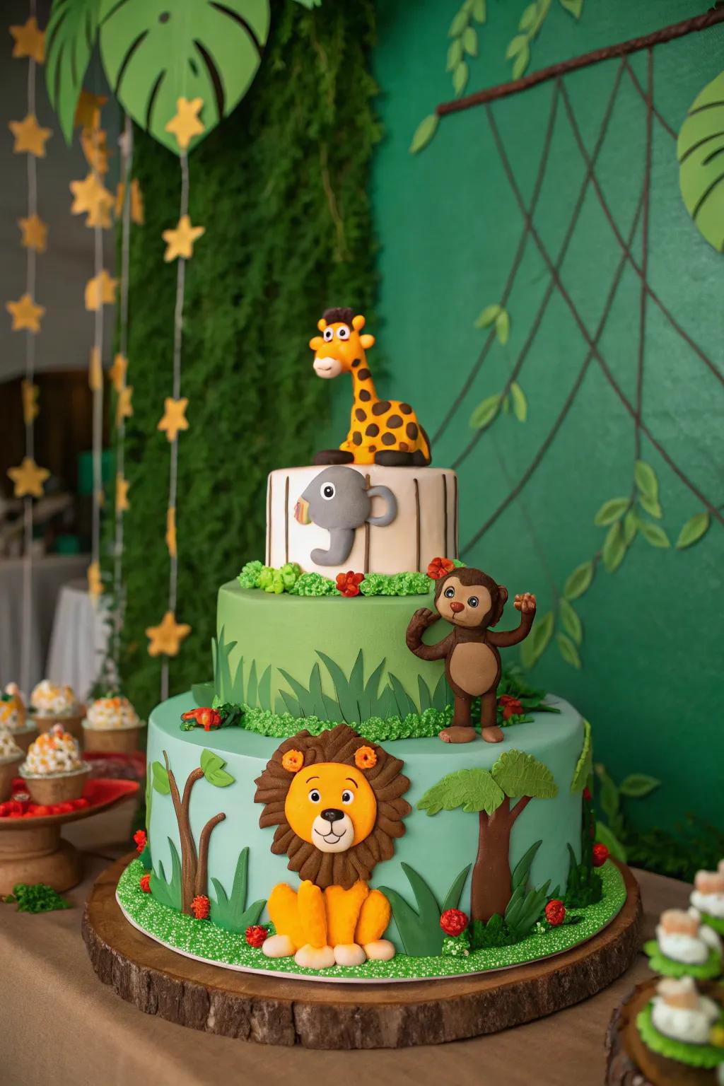 A beautifully themed sweet treat makes a delightful centerpiece for your child’s first birthday.