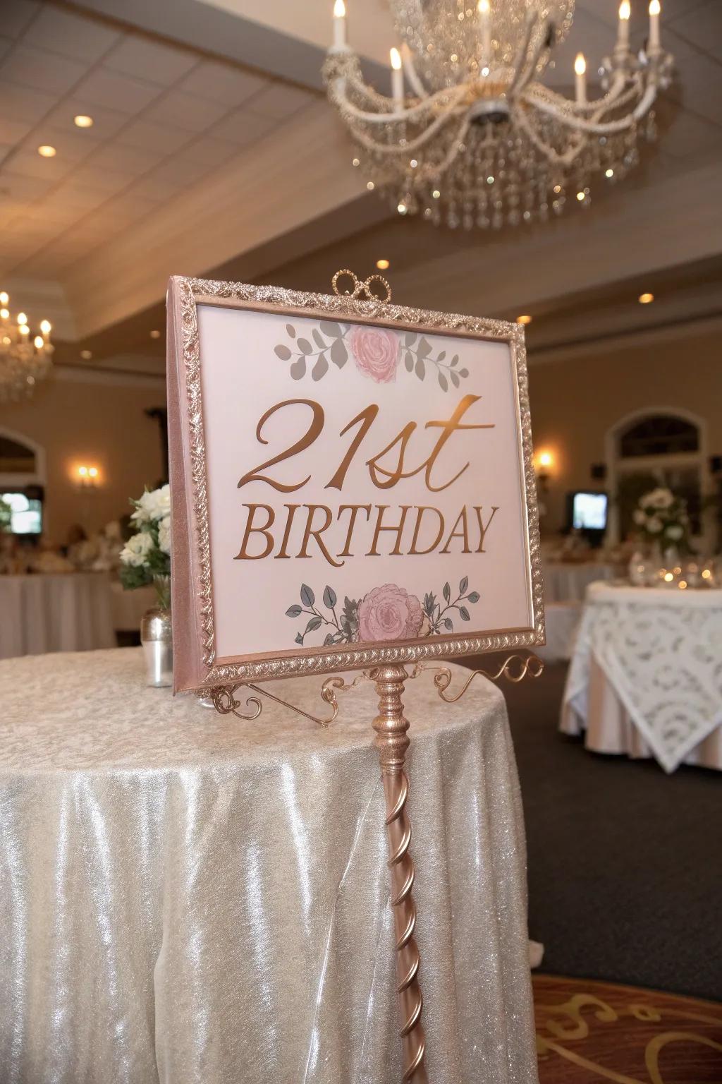 Rose gilt introduces a hint of radiance to your celebration.