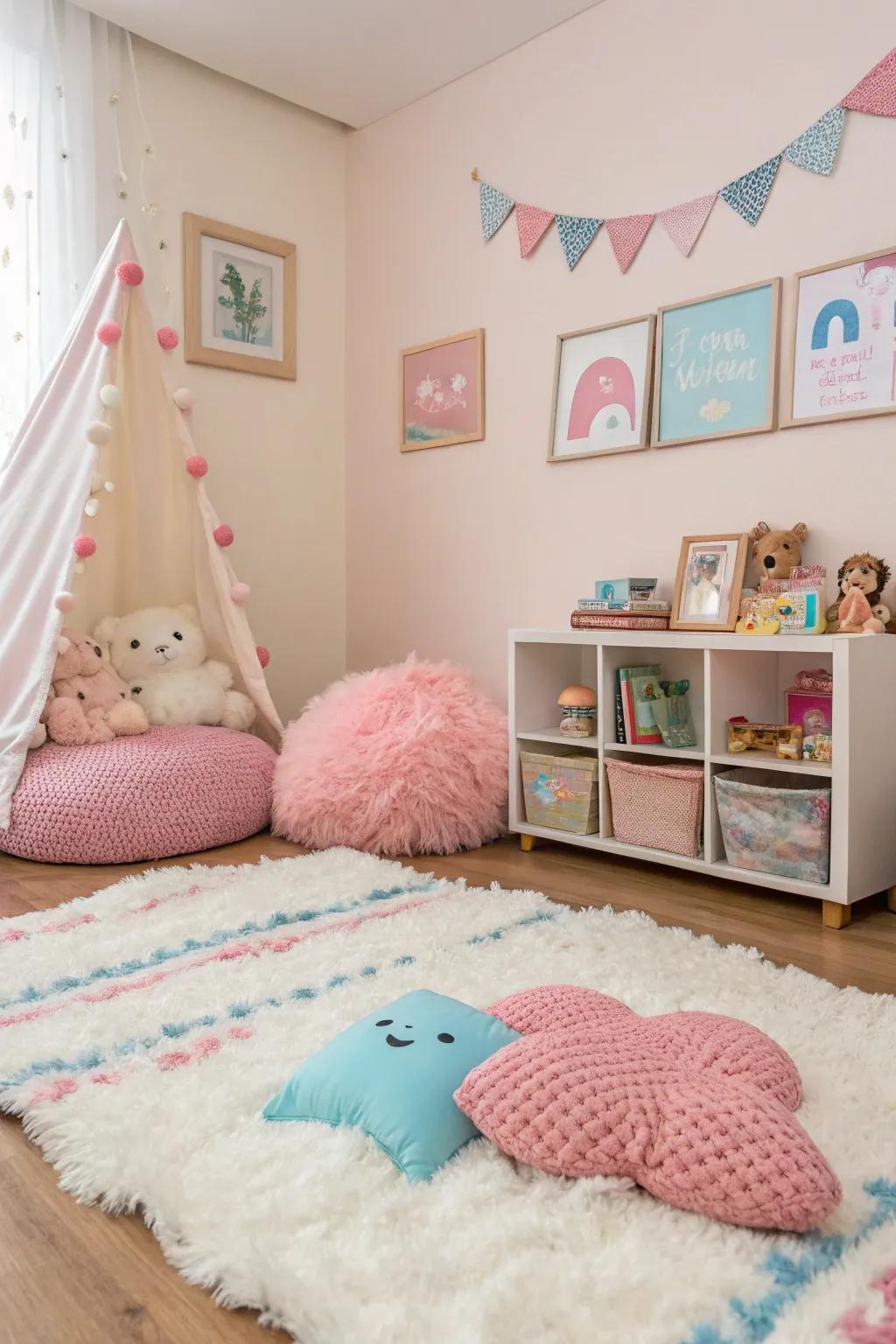 Playful additions imbue charm and comfort into the chamber.