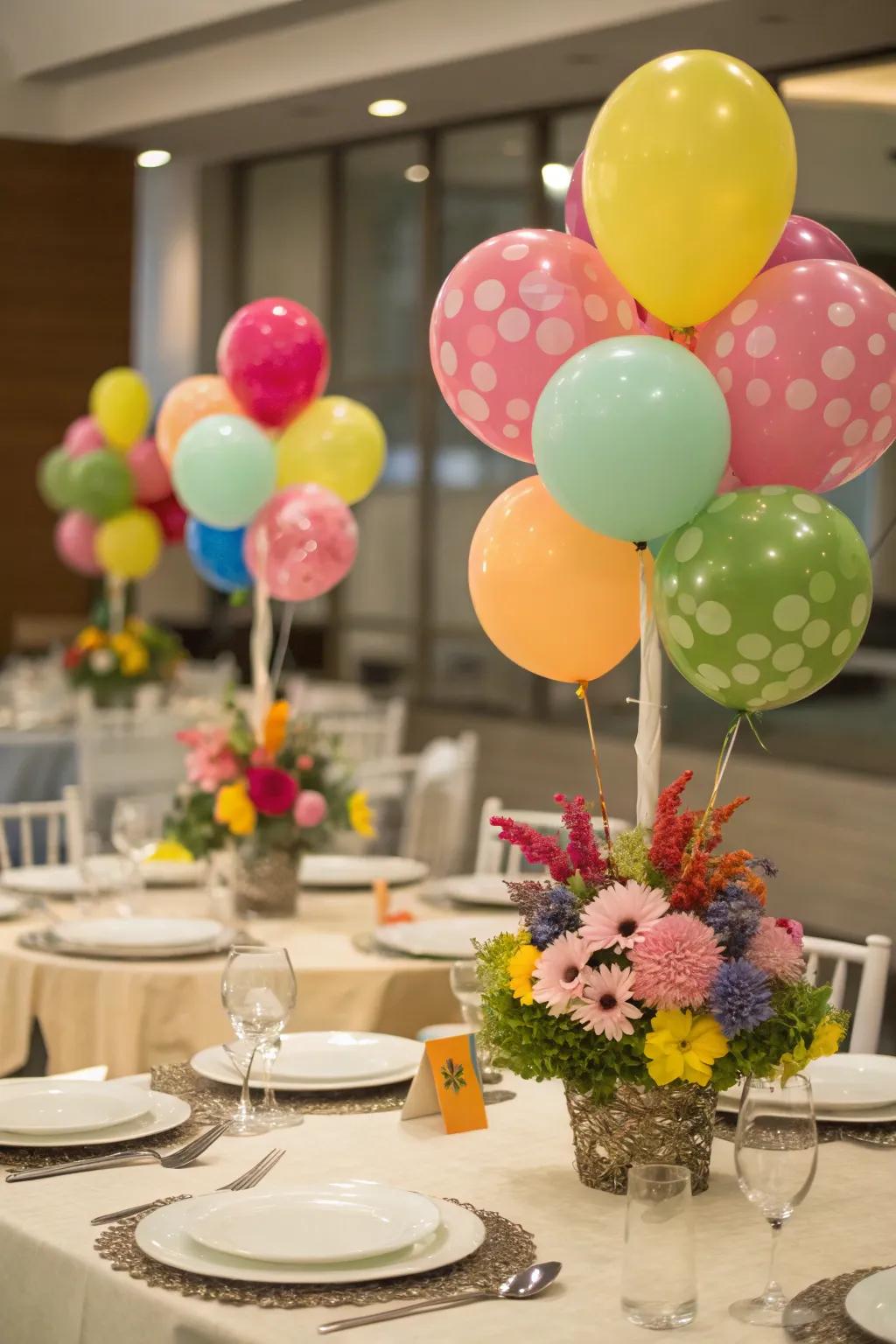 Sophisticated sphere bouquets serve as exquisite table central points.