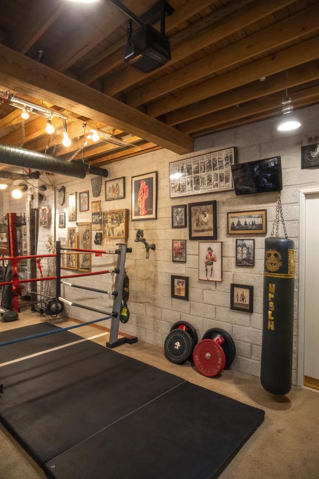 Personal touches establish a fitness area you are fond of being within.