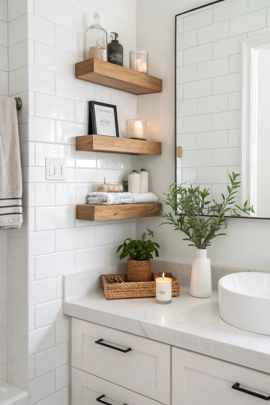 Minimalist layouts offer tranquility and simplicity to your bathroom.