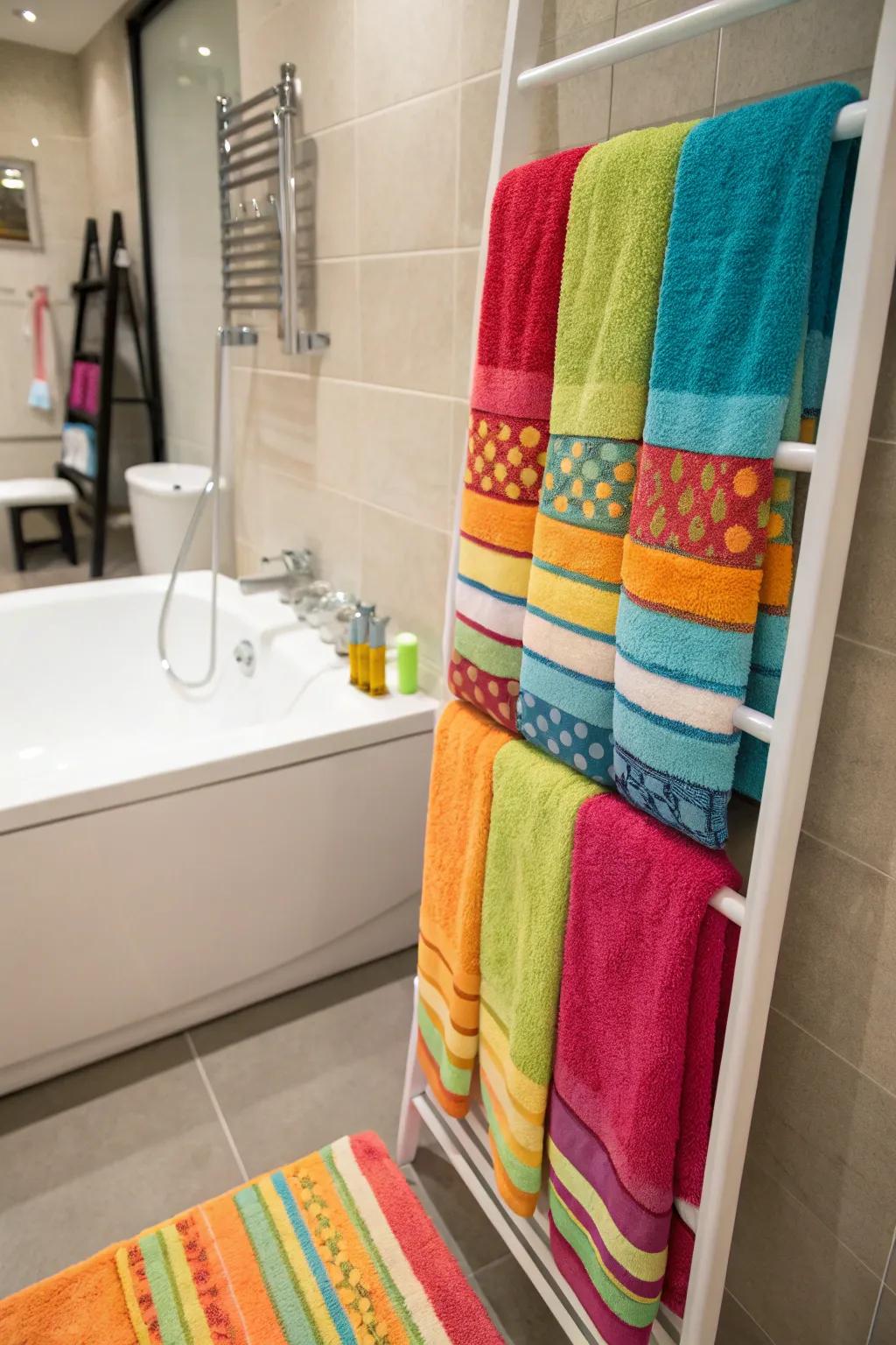 Multi-chromatic weaves bring vibrancy and playfulness to your space.