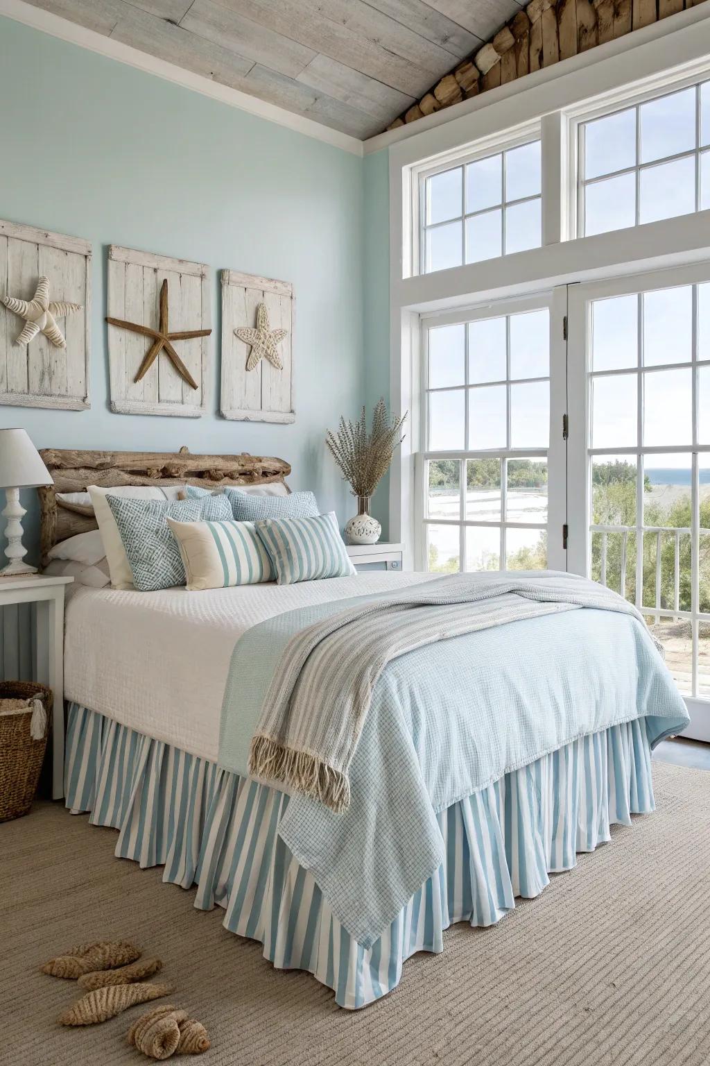 Bed skirts featuring patterns have the capacity to introduce a lively touch to your sleeping space's design.