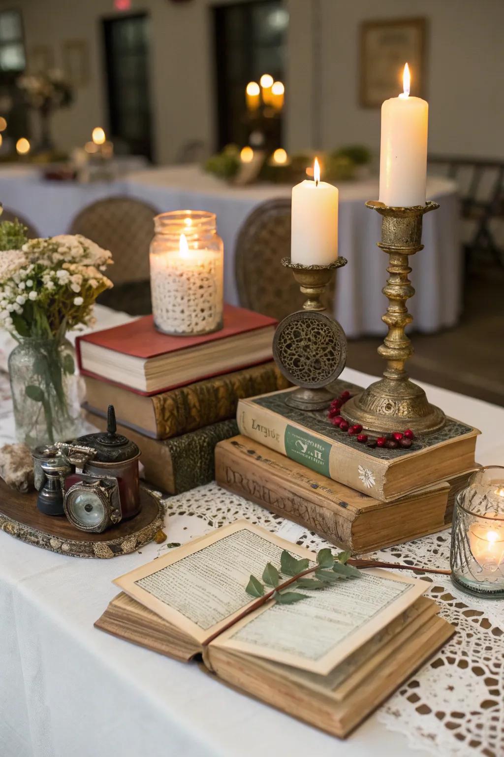 Unique table accents bringing a sense of individuality