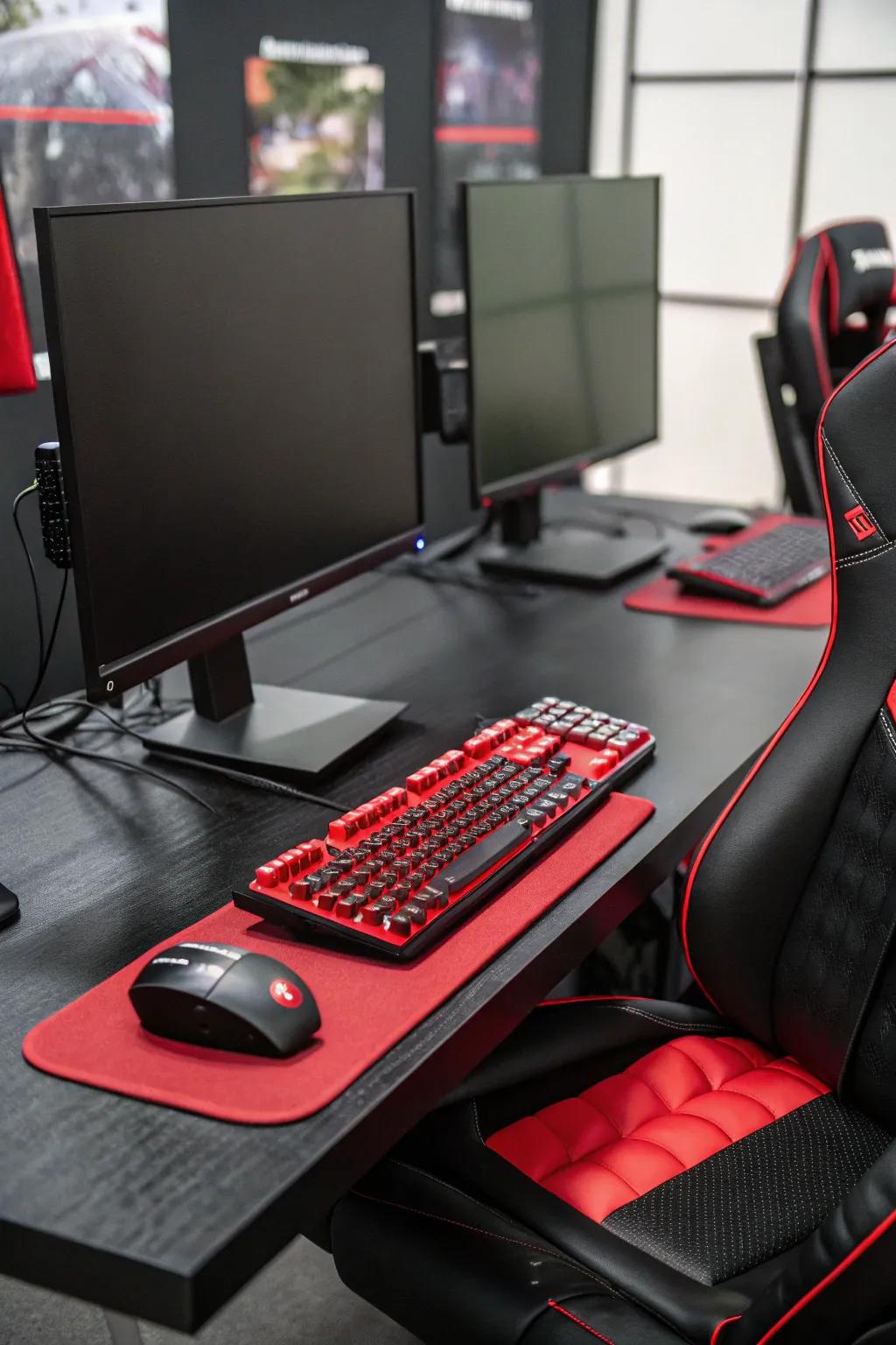 Several displays improve the gaming journey, offering an extended viewing area.