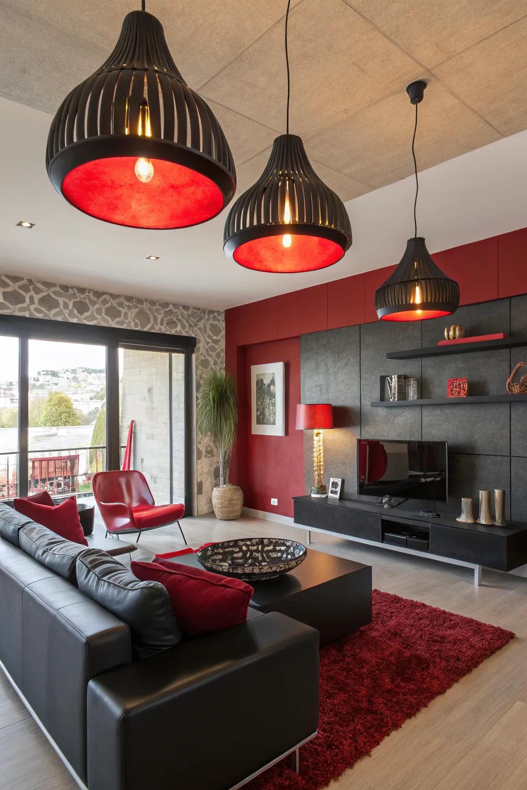 Lighting influences the ambiance and intensifies contrast.
