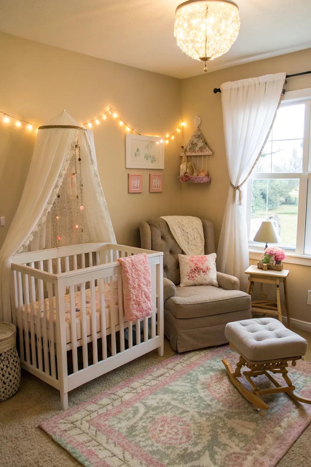 Functional furniture brings style and practicality to the nursery.