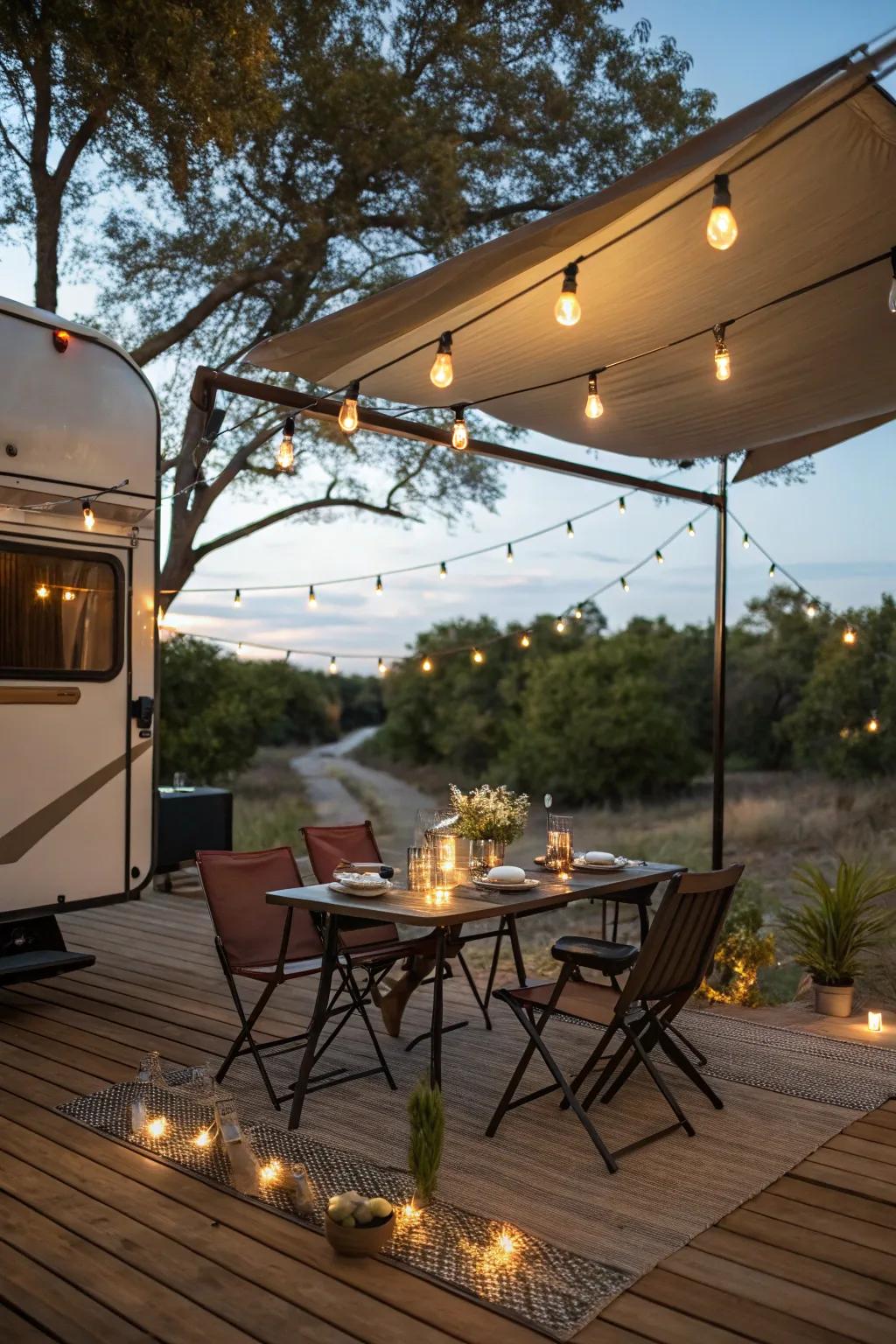 Transform every meal into a special moment with an open-air dining arrangement.