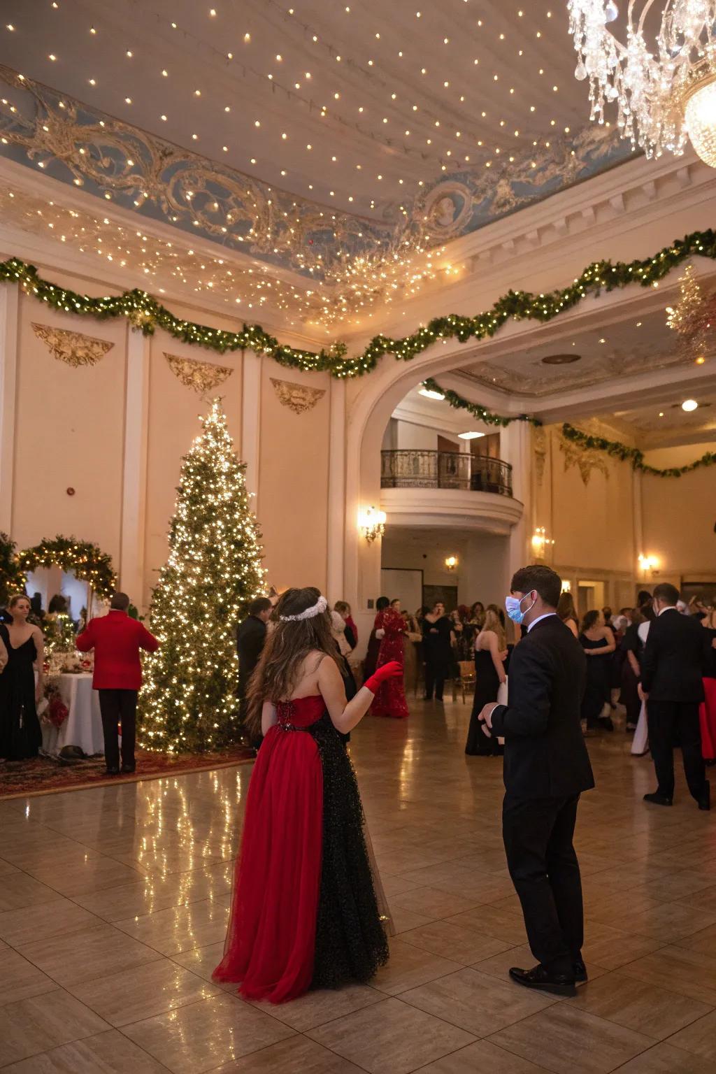 Waltz through the night incognito at a Festive Masquerade Gala.