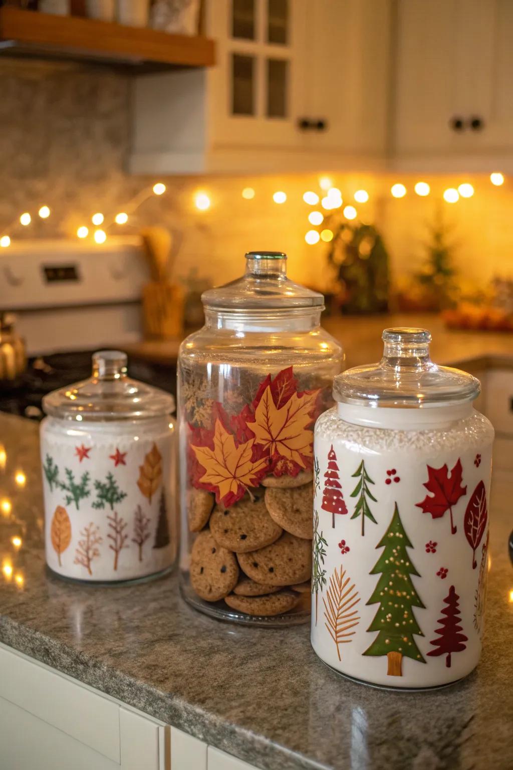 Seasonal themes infuse a spirit of festivity into your culinary space.