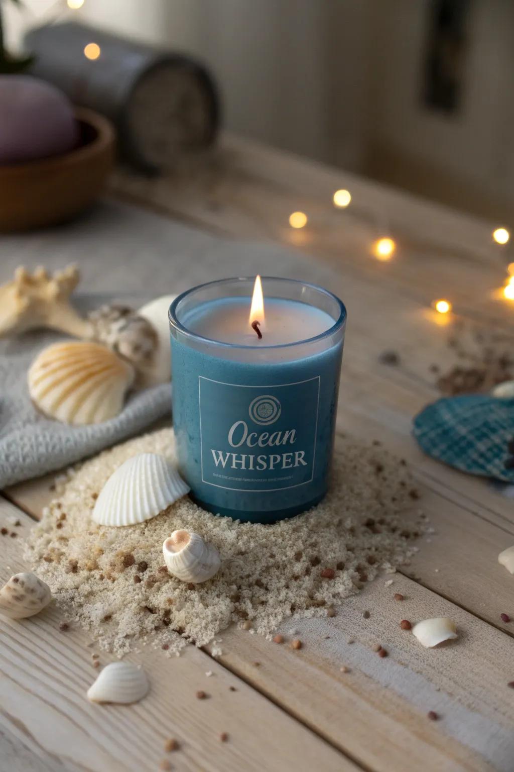 Ocean Murmur Candle for a Coastal Ambiance
