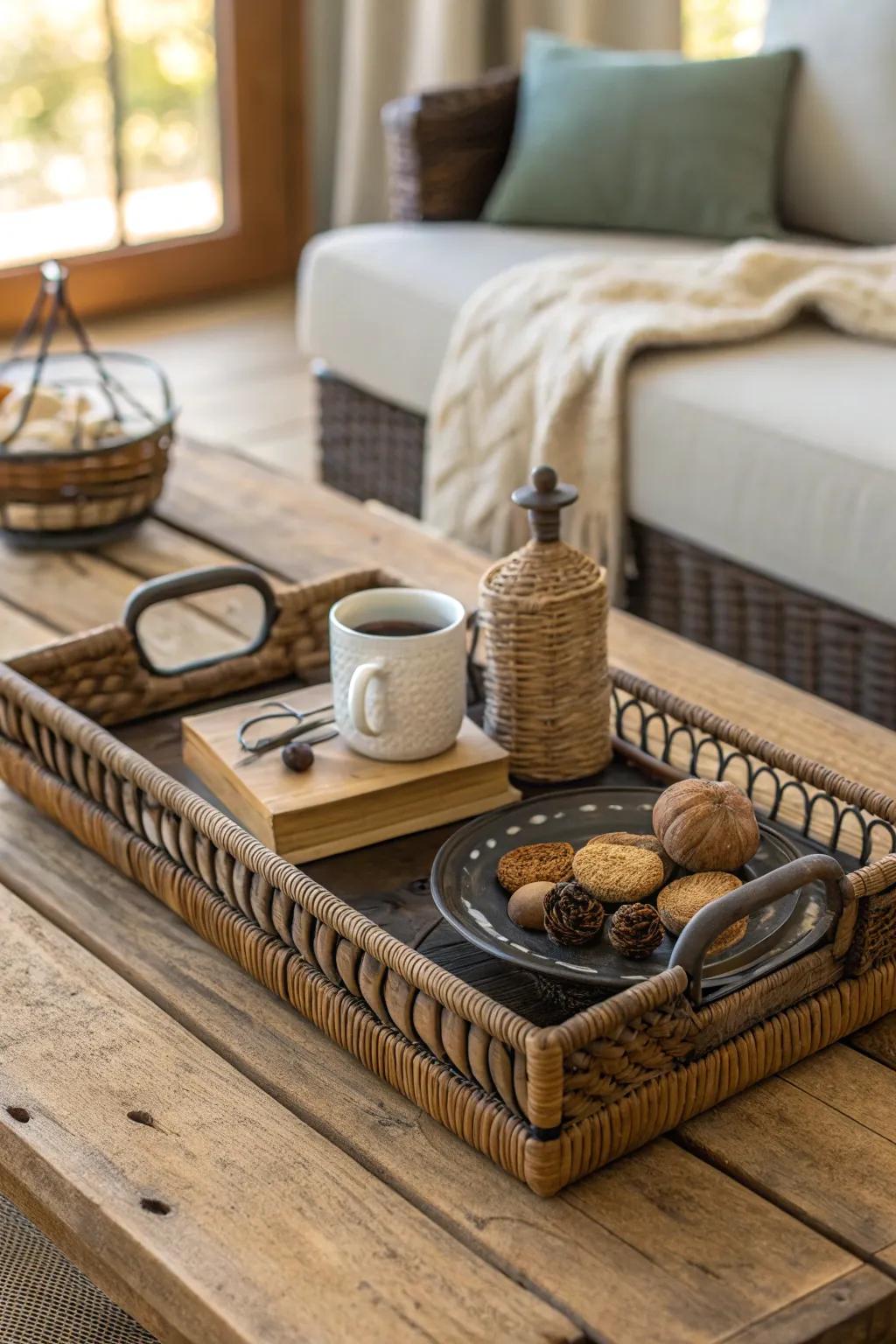 Textural strata engender a visually opulent display.