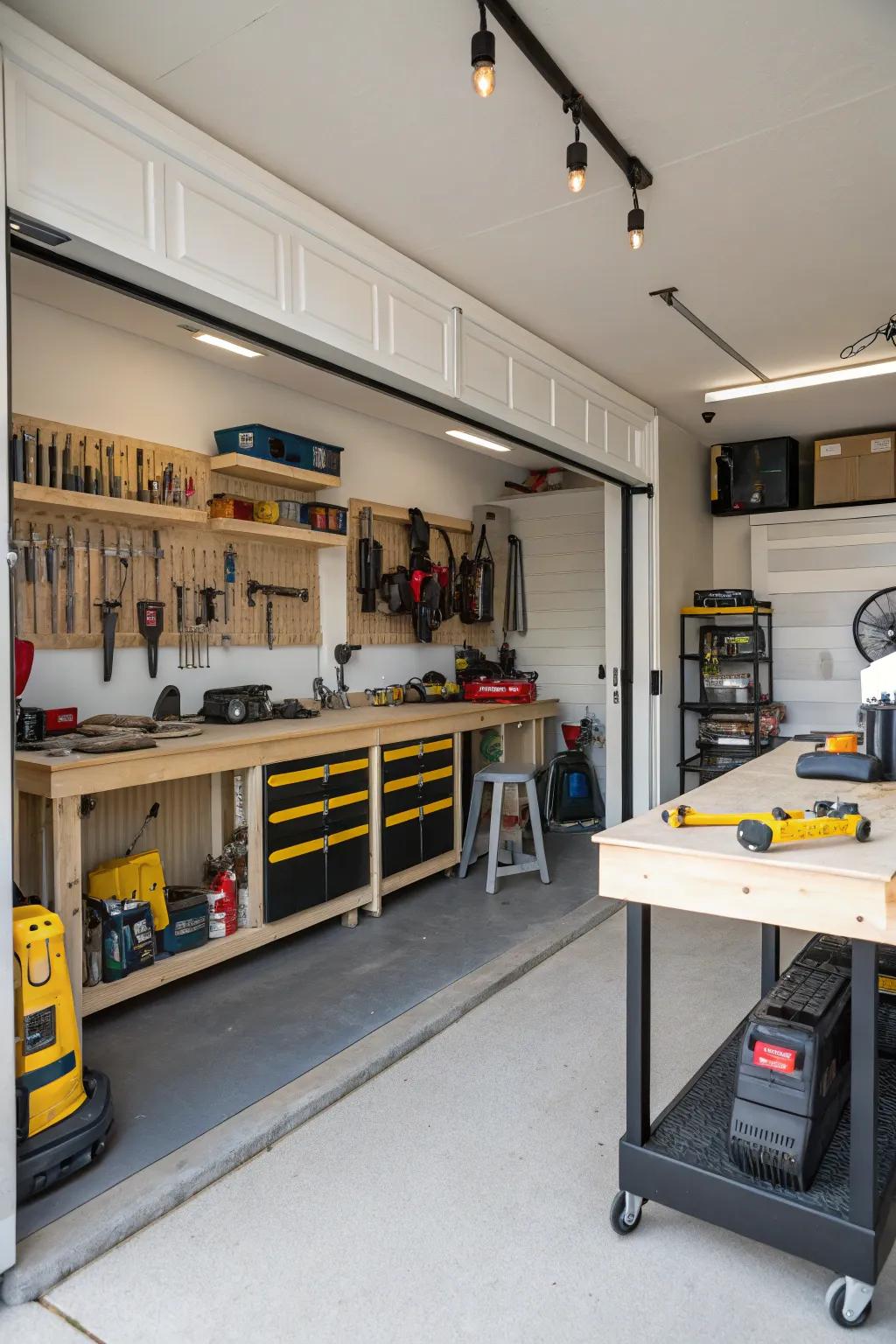 A workshop wonderland contained within your garage.