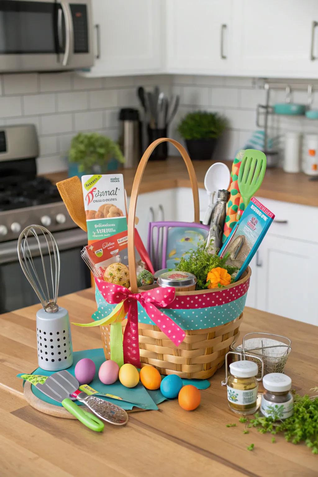 Embark on a culinary expedition with this inspiring Easter basket.
