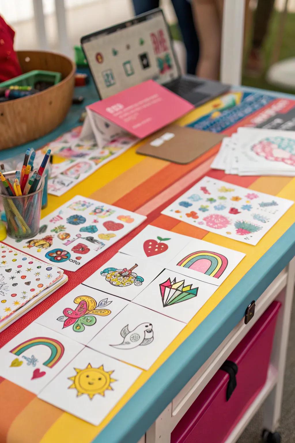 Removable designs to inject flair into Easter egg discoveries.