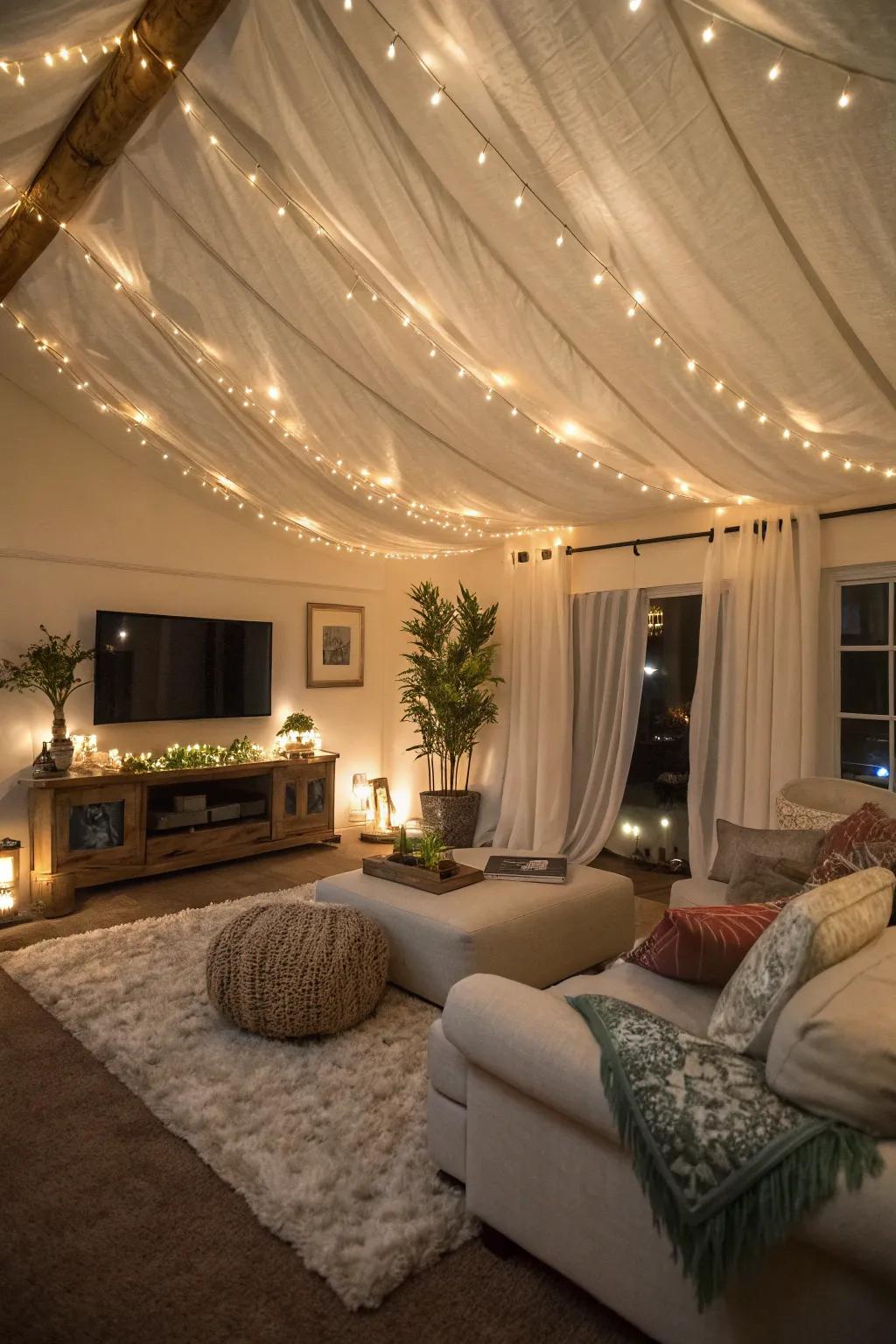 Enhance your living area using snug textile cloths.