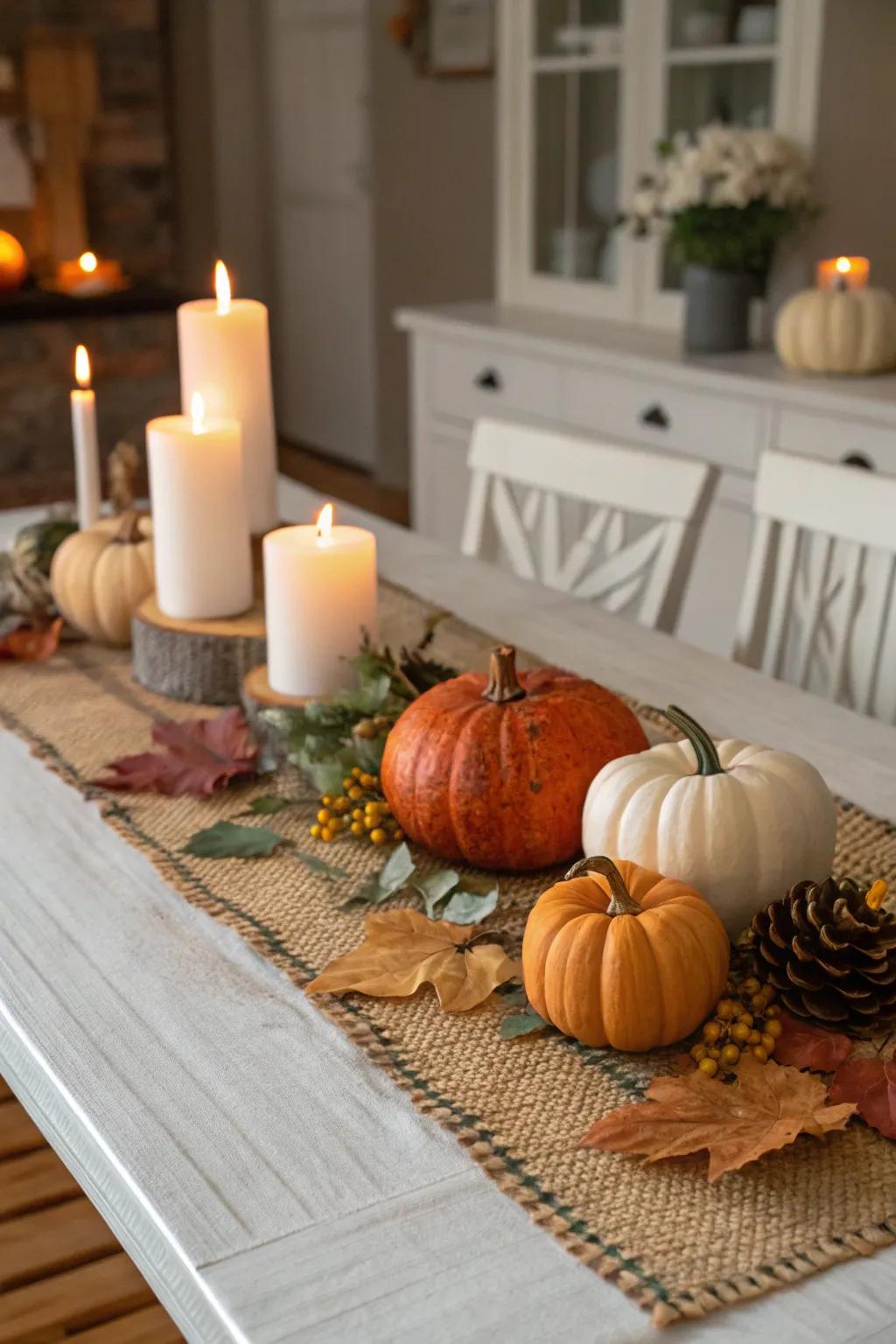 Periodic elements such as gourds enhance the charm of the adornment.