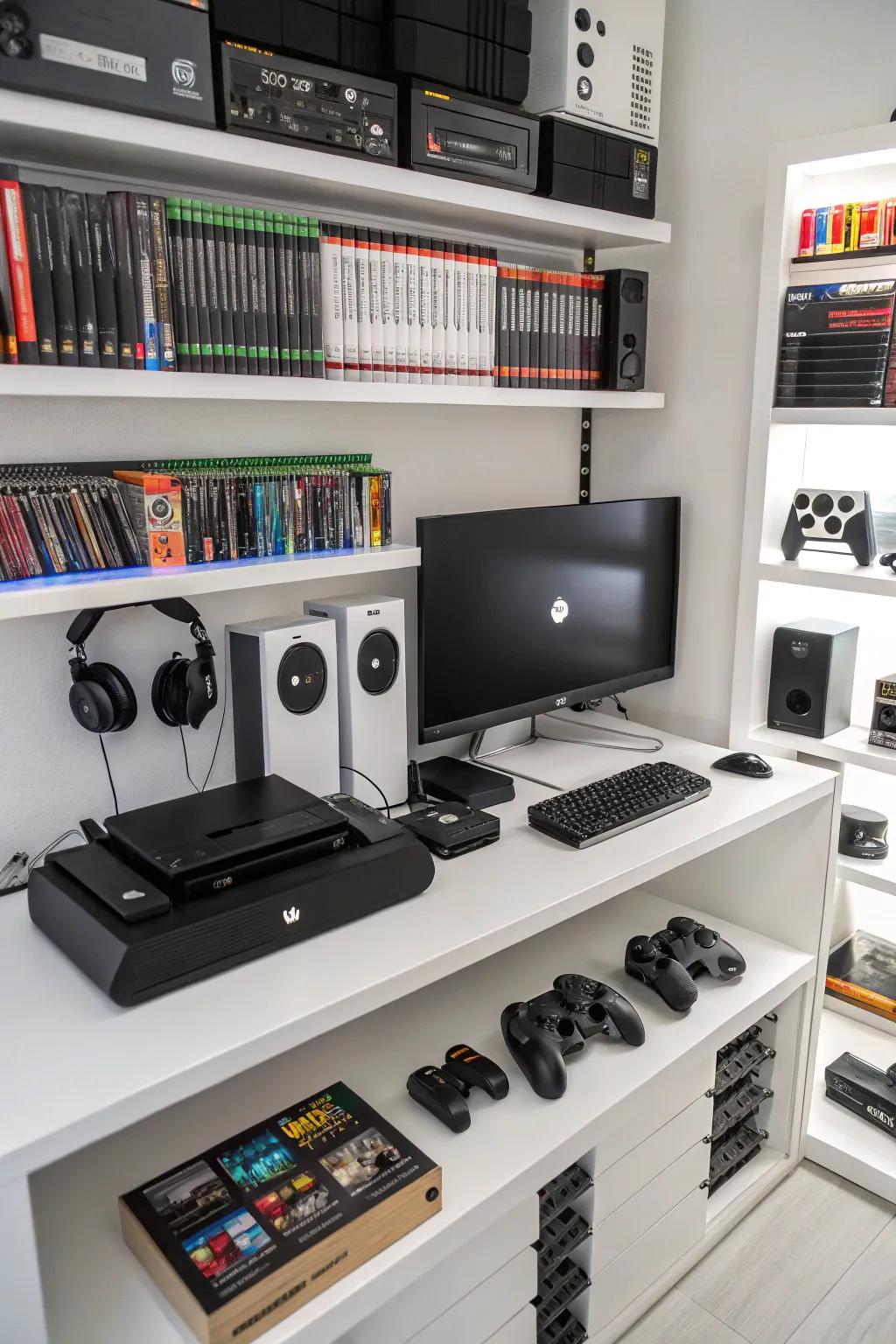 A tidy setup elevates your gaming experience.