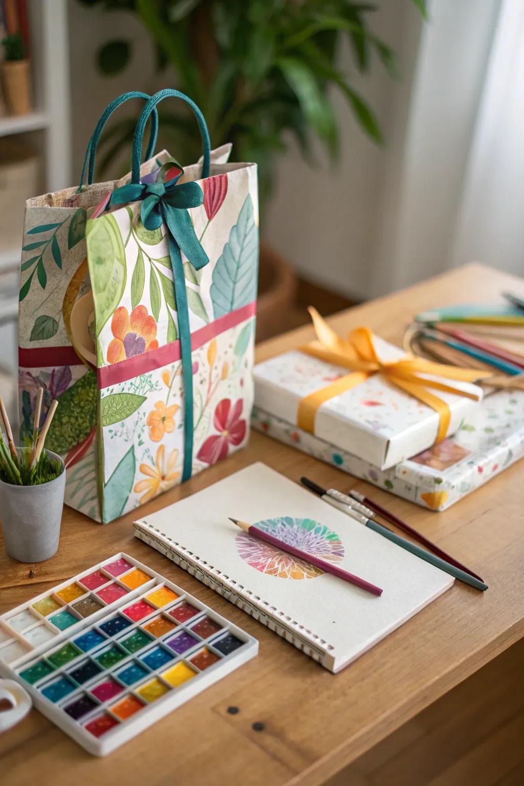 Awaken her creativity through artistic tools.