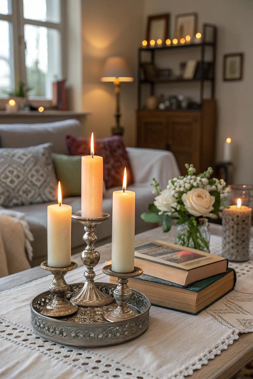 Form a serene ambience through these wonderfully fashioned candles.