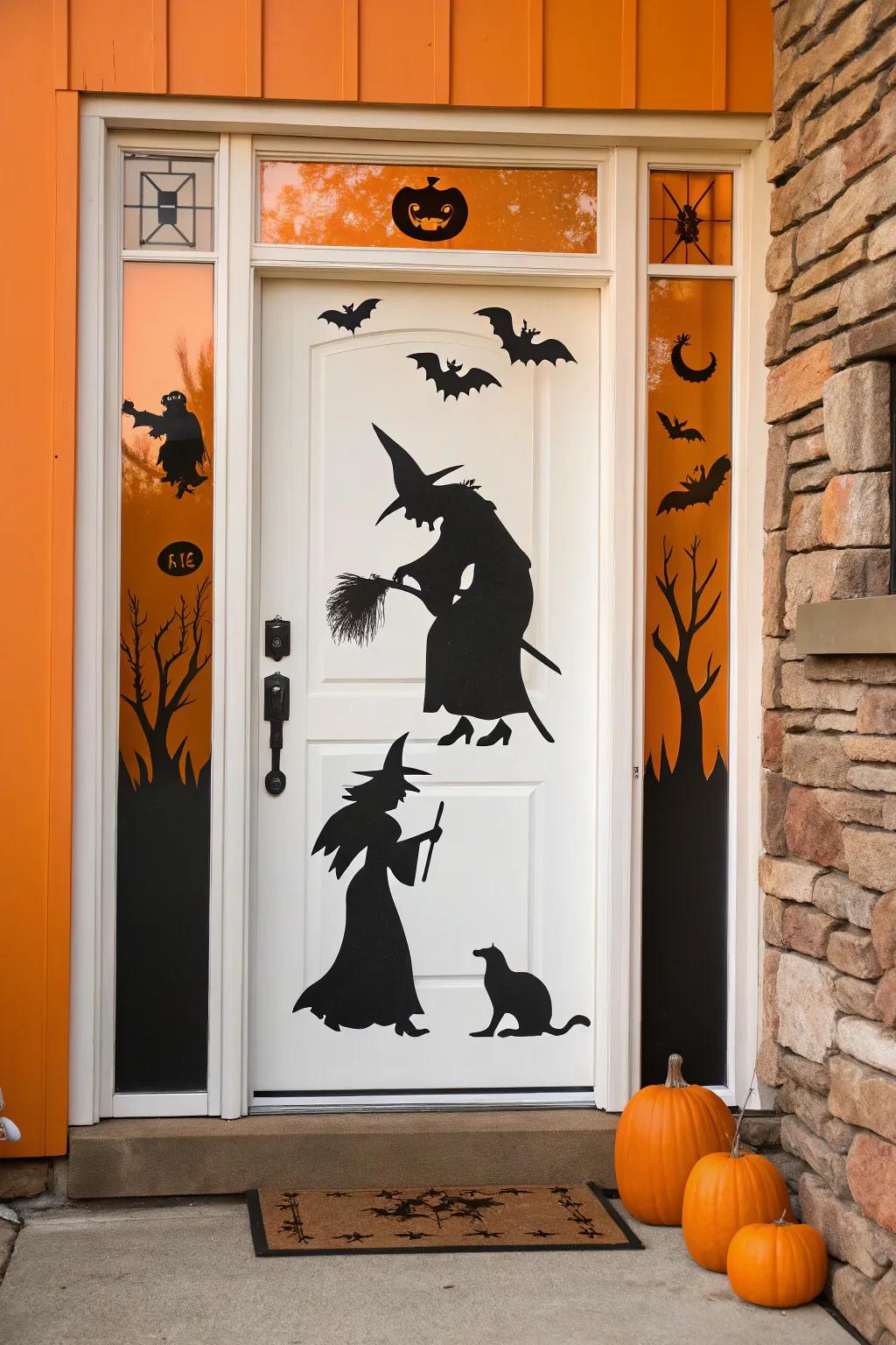 Silhouettes introduce a hauntingly refined accent.