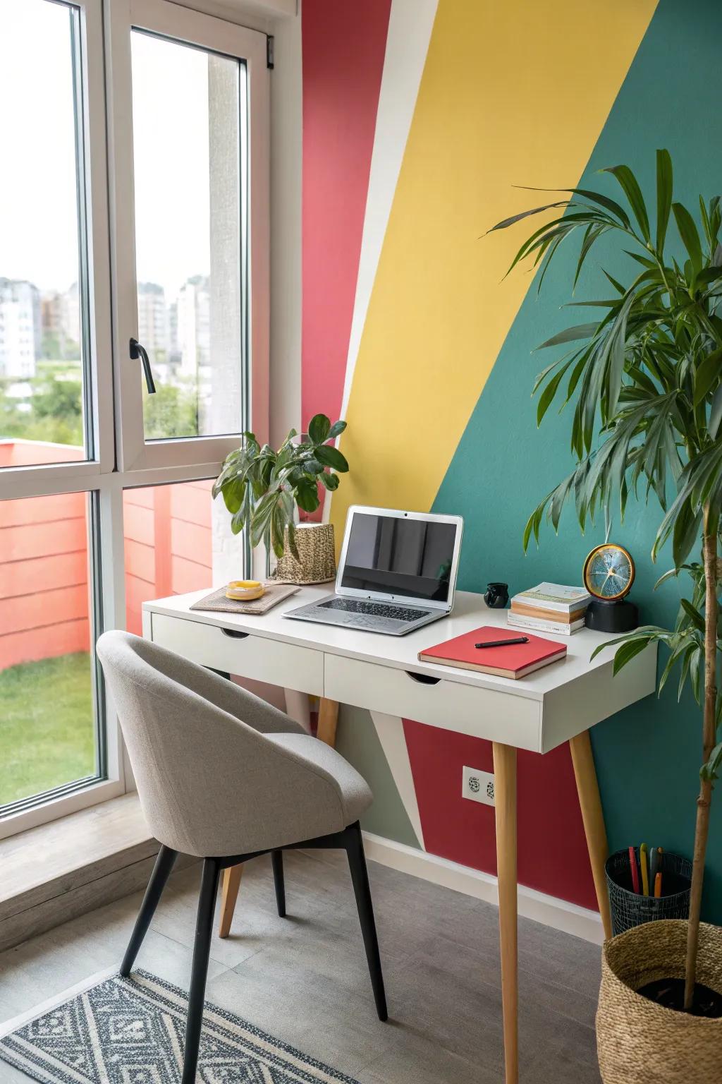 Defined by color: painting to enhance focus.