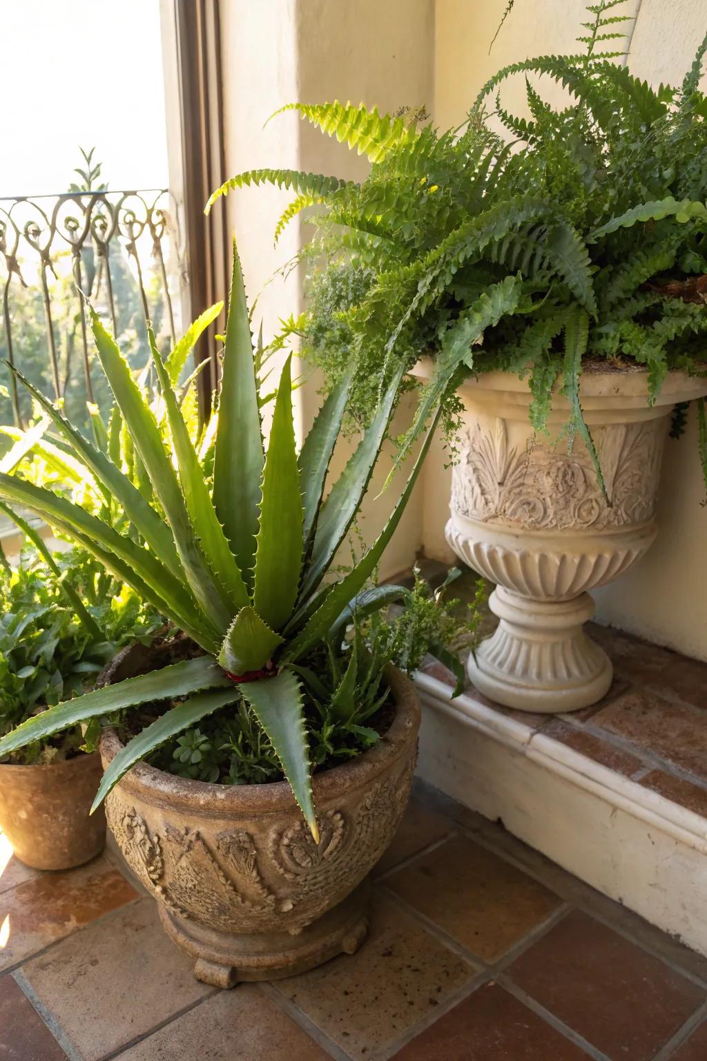 Harness the vigor of sunlight to nurture your indoor plants, fostering robust growth.
