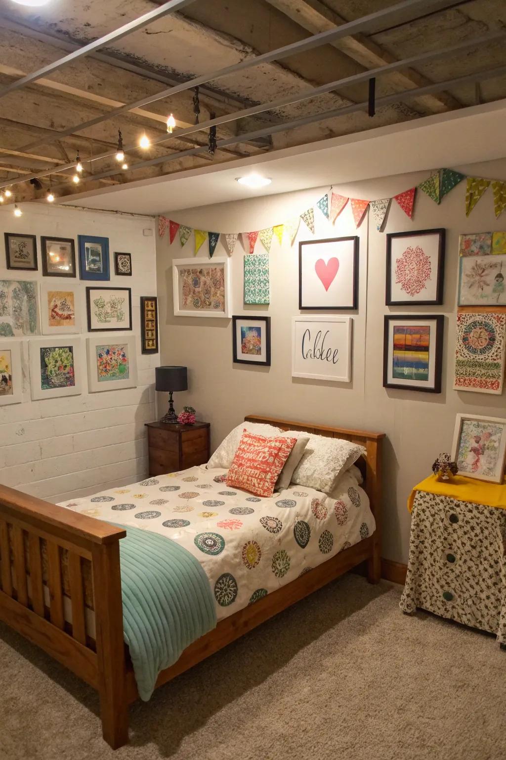 DIY wall decor injects personality into your area.