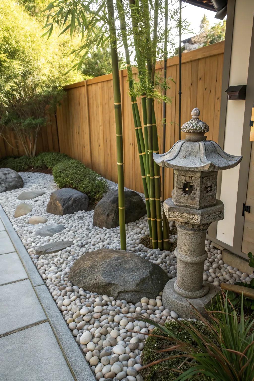 A Contemplative corner garden instills harmony and equilibrium in your environment.