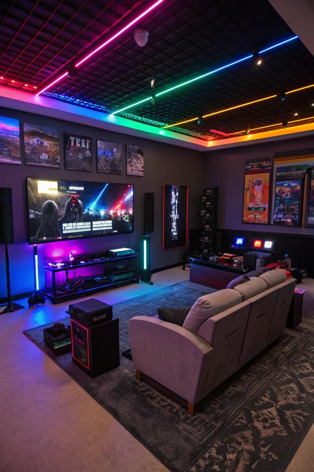 Engage with games through audio-sensory lighting.