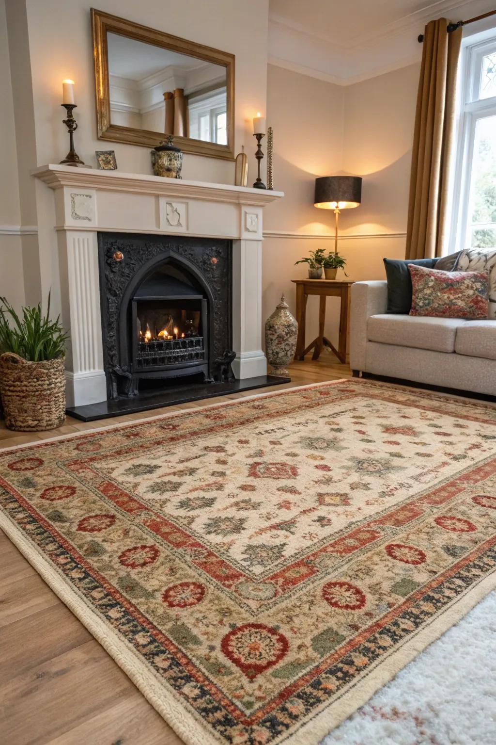 Heritage designs contribute warmth and a feeling of comfort.