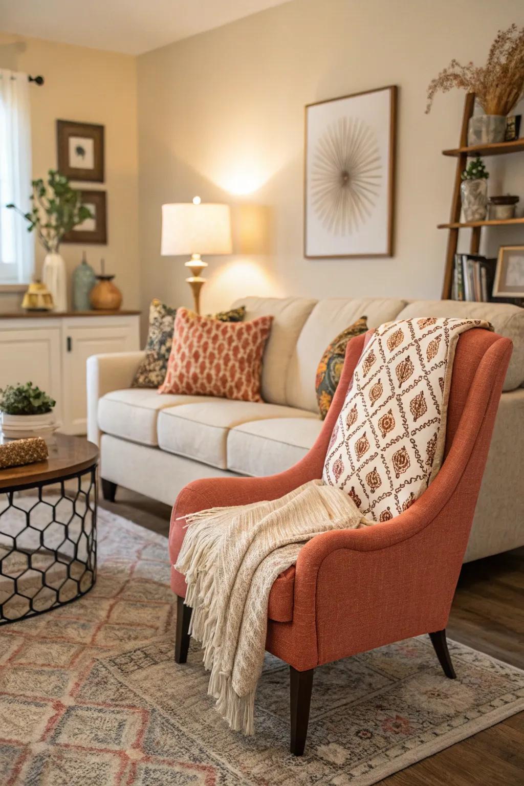 Complementary furniture has the ability to infuse individuality and flair into your living space design.