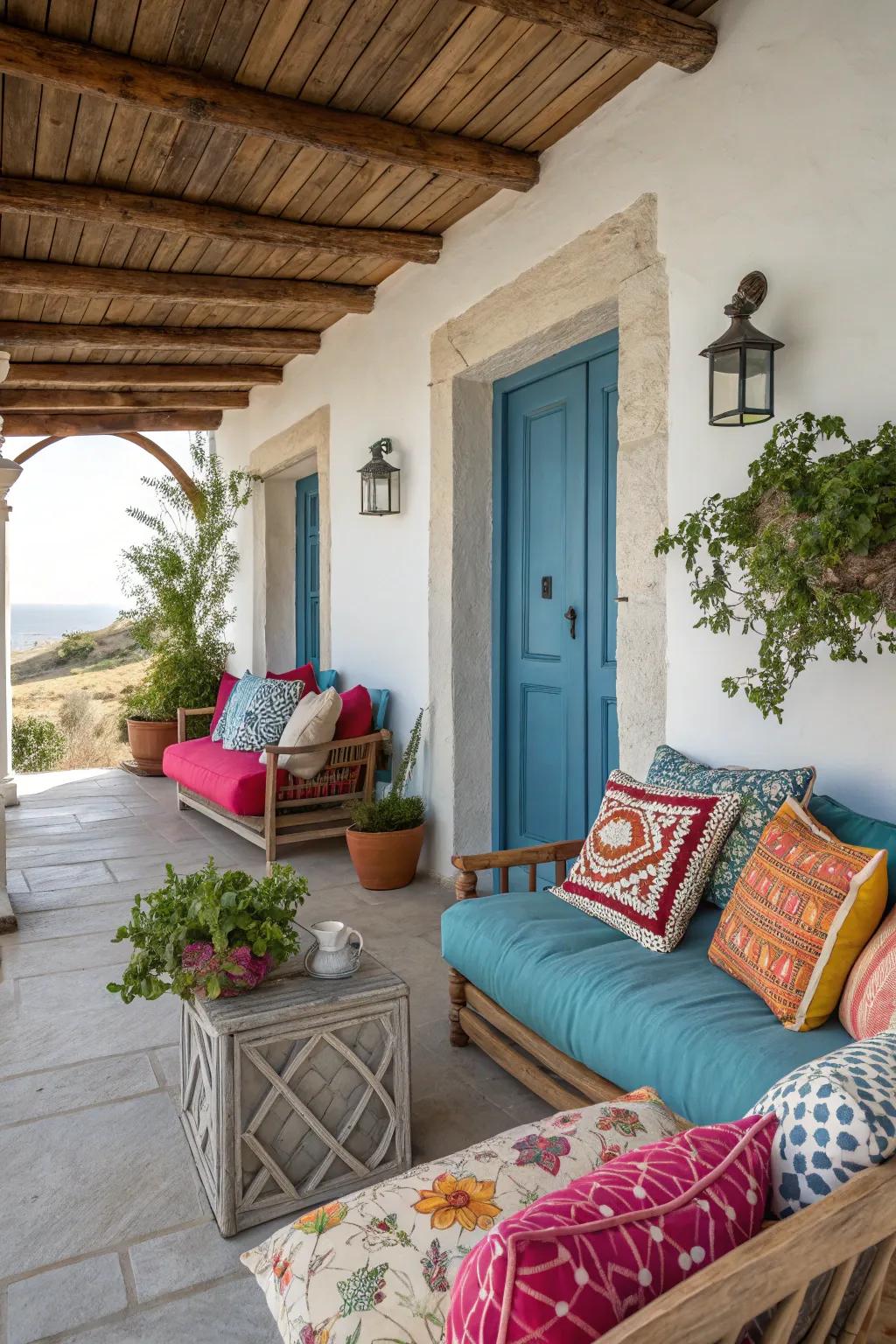 Inviting seating promoting relaxation and camaraderie.