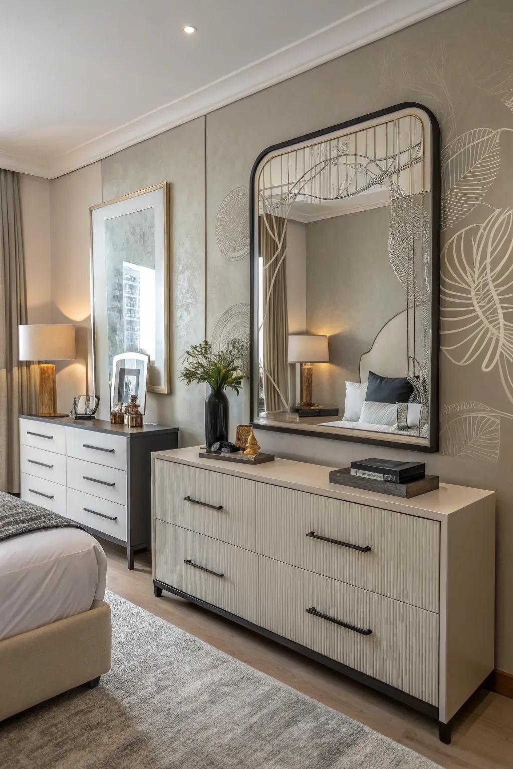 Minimalist lines impart a hint of refinement.