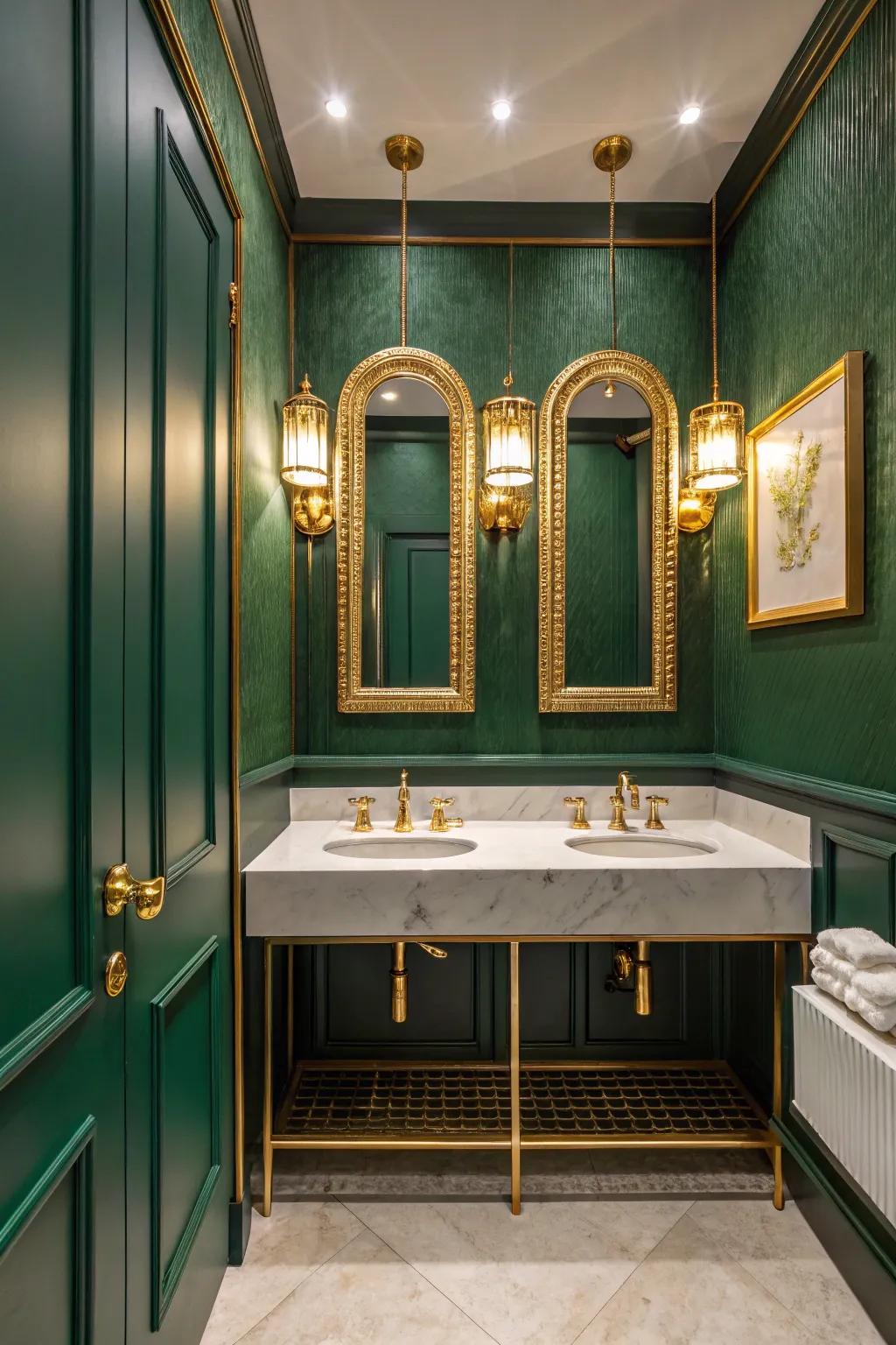 Evocative shades convert your bathroom into a tranquil escape.