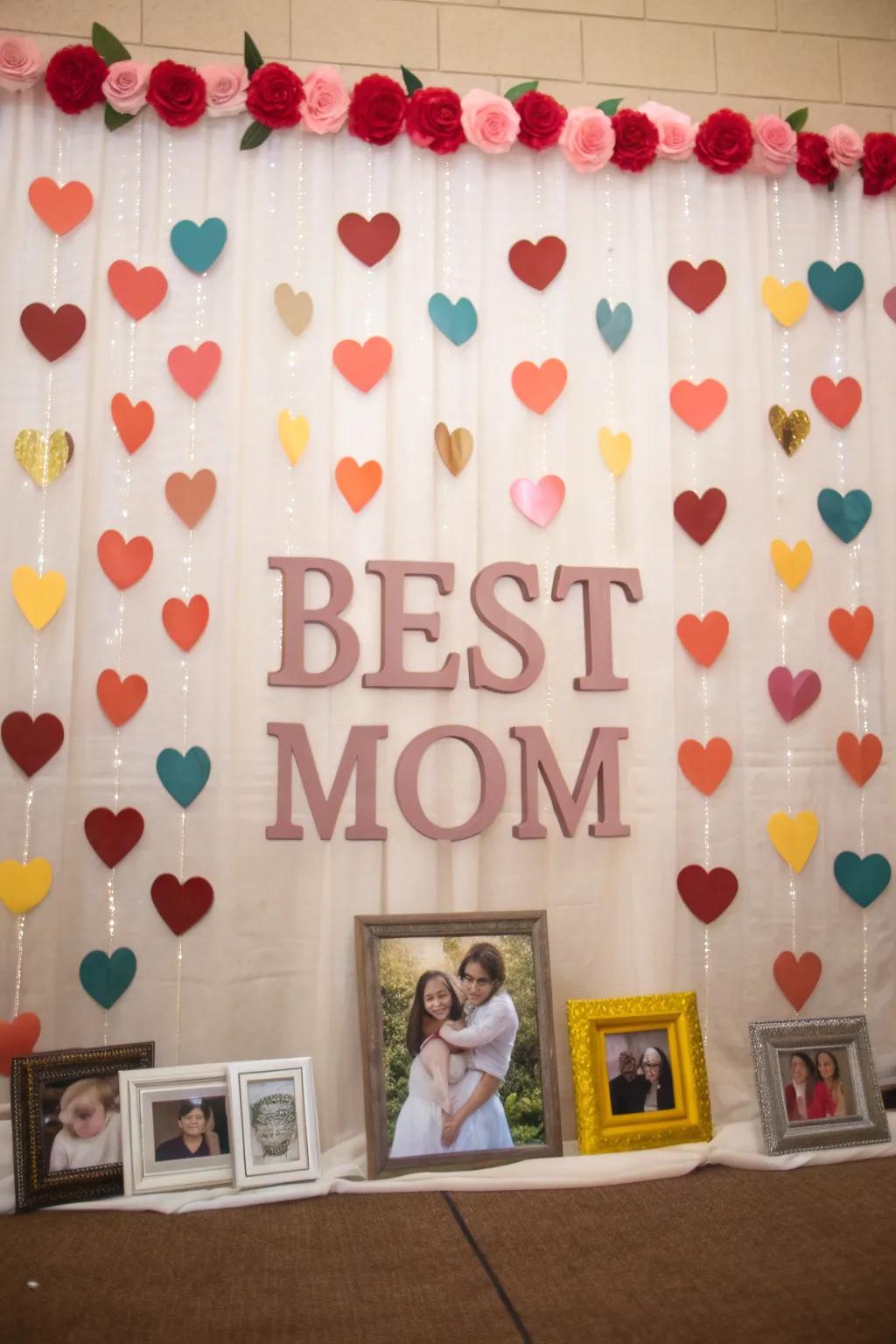 Express love with heart icons and personal elements.