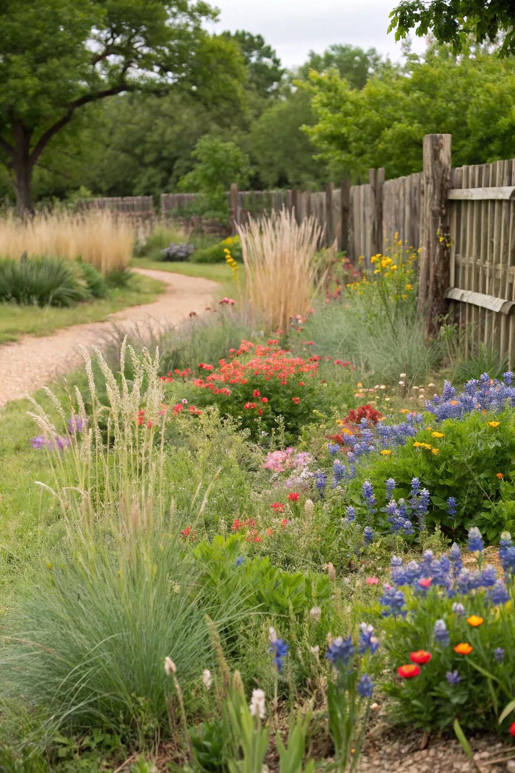 A naturally stunning garden filled with native Texan flora.